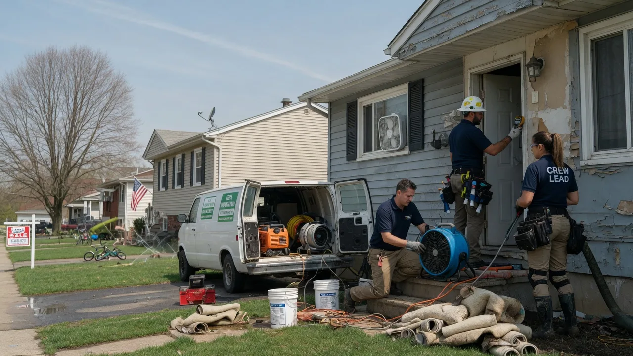 Flood Cleanup in Eastpointe, MI near me